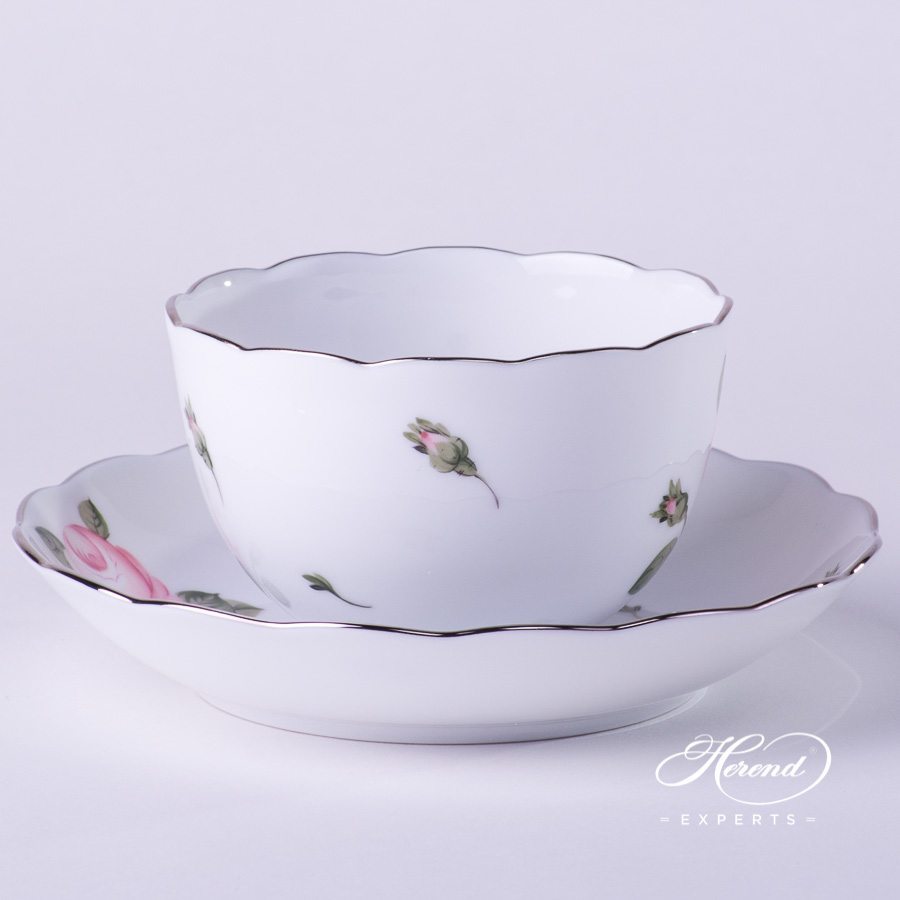 茶杯 –维也纳/ 维也纳玫瑰白金款 – 海兰德细瓷