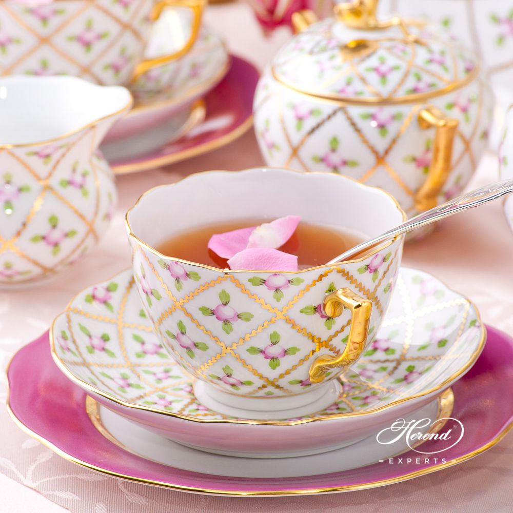 茶杯 – 赛弗勒玫瑰 – 海兰德细瓷