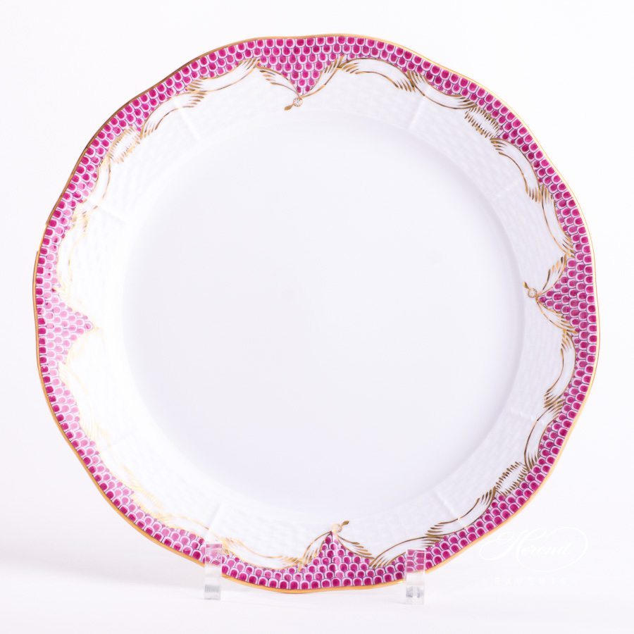 餐盘– 粉色鱼鳞纹- 海兰德细瓷