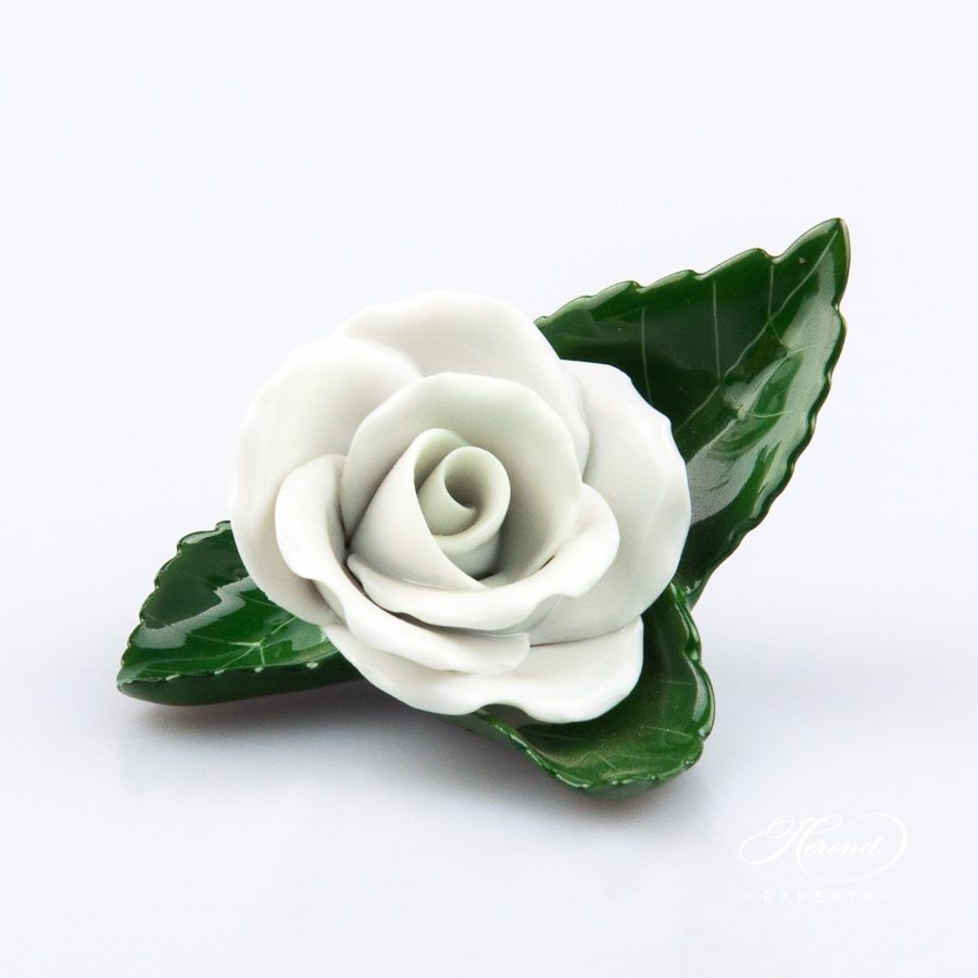 海兰德瓷器 叶上玫瑰 白色款 – 海兰德细瓷