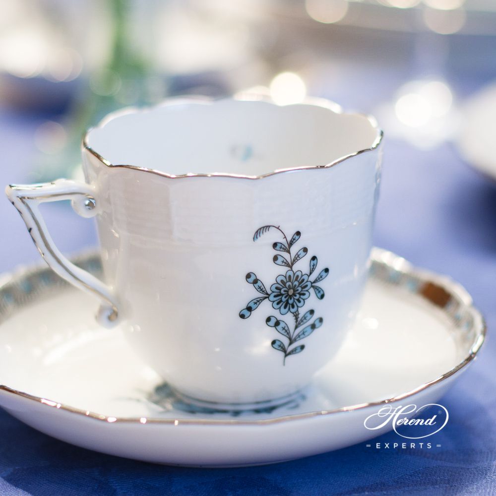 咖啡杯 – 中国花束 / 阿波尼绿松石 – 海兰德细瓷