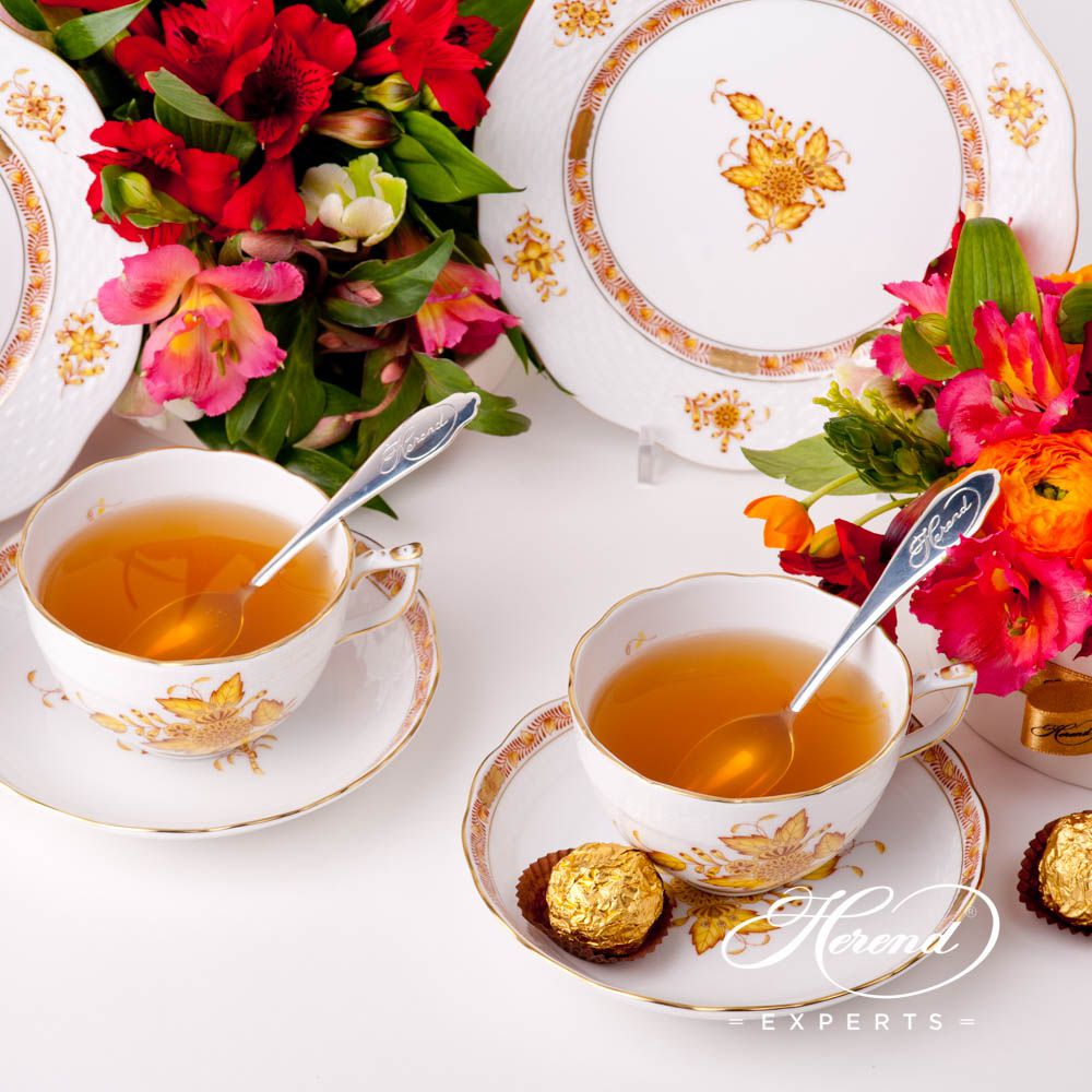 茶杯 – 中国花束 / 阿波尼黄色 – 海兰德细瓷