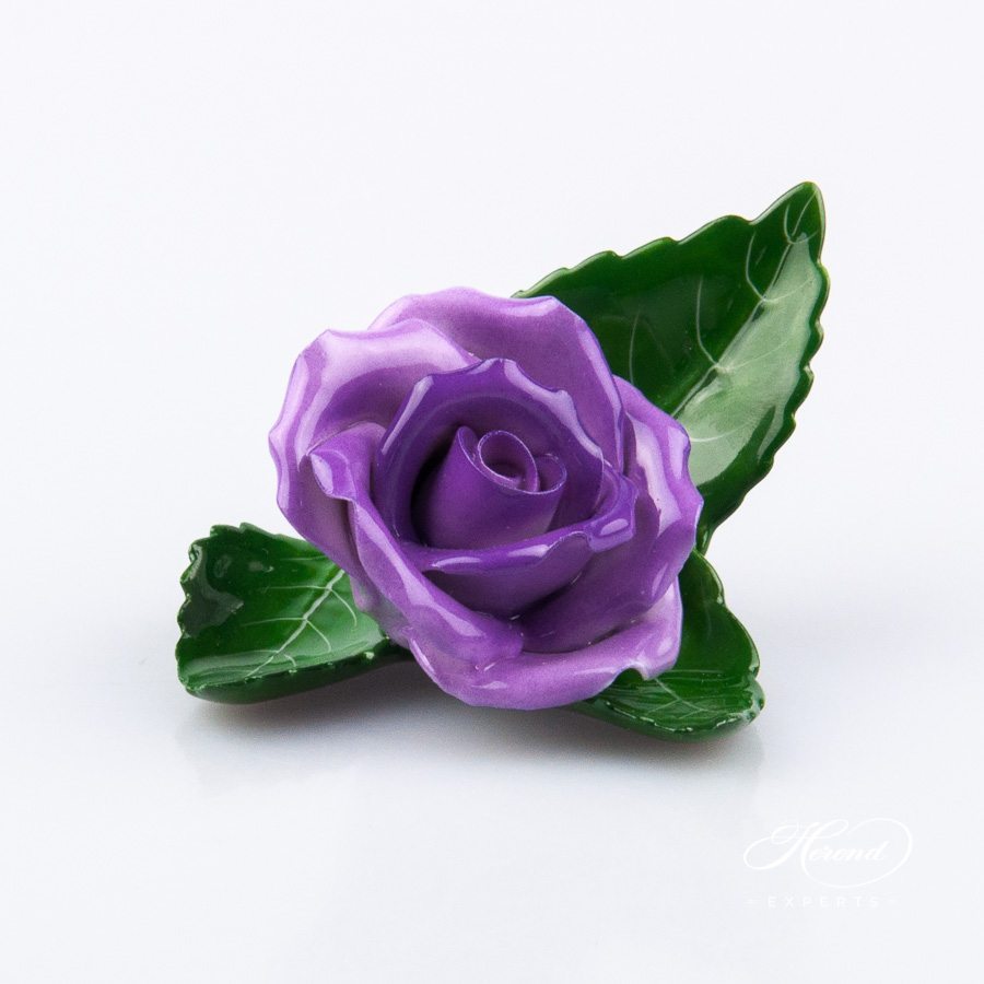 叶上玫瑰– 丁香色 – 2 件 – 海兰德细瓷