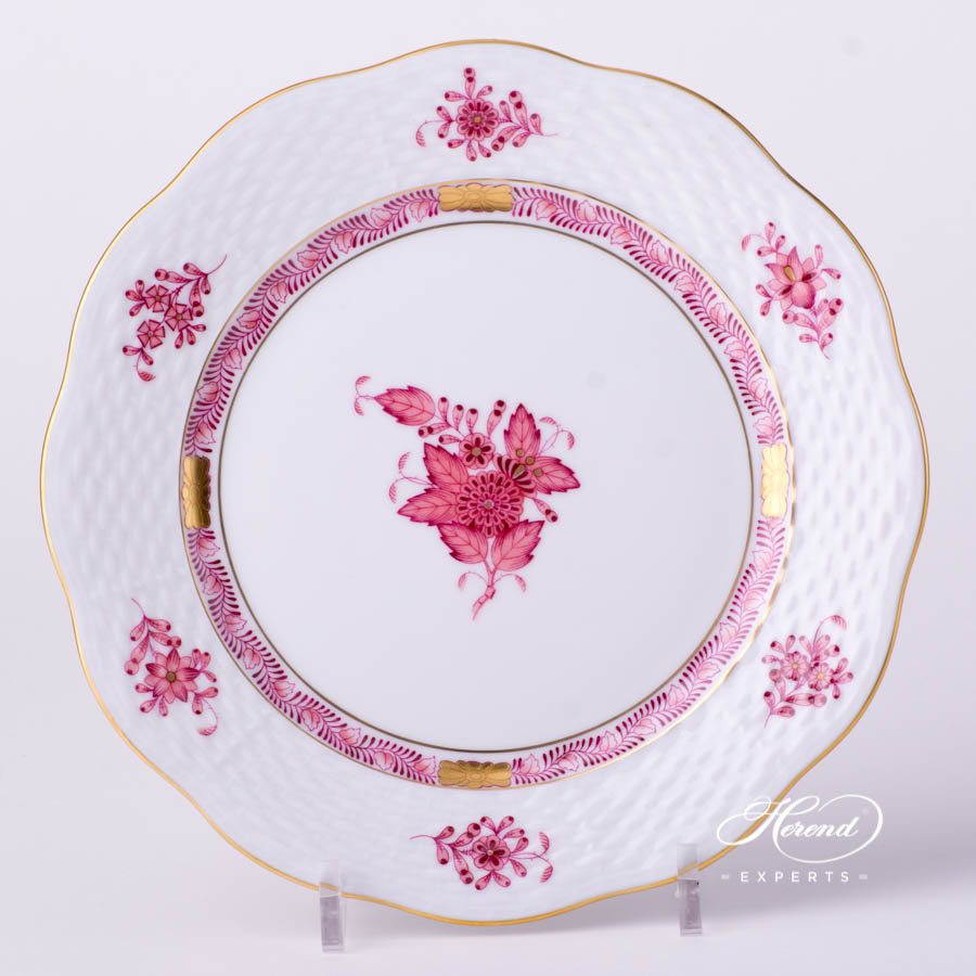 甜点盘 – 中国花束 / 阿波尼浅紫色 – 海兰德细瓷