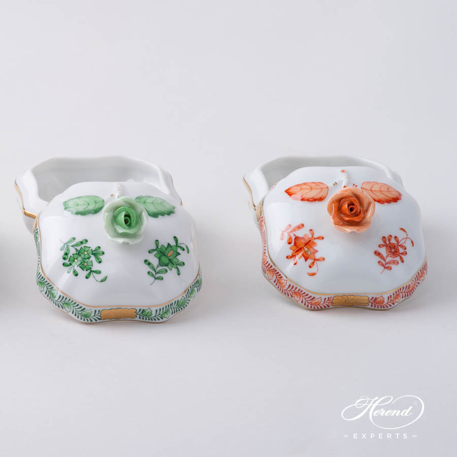 万宝盒 – 中国花束 锈橙色 / 阿波尼橙色 – 海兰德细瓷