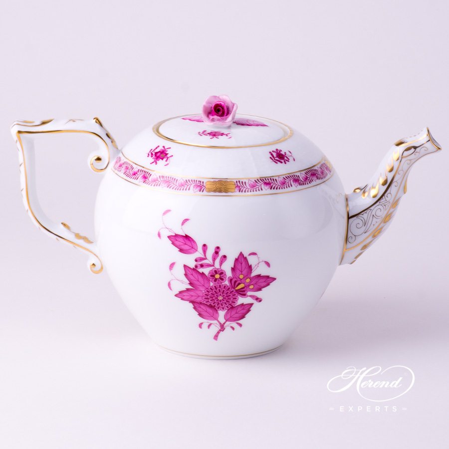 茶壶 – 中国花束 / 阿波尼紫色 – 海兰德细瓷