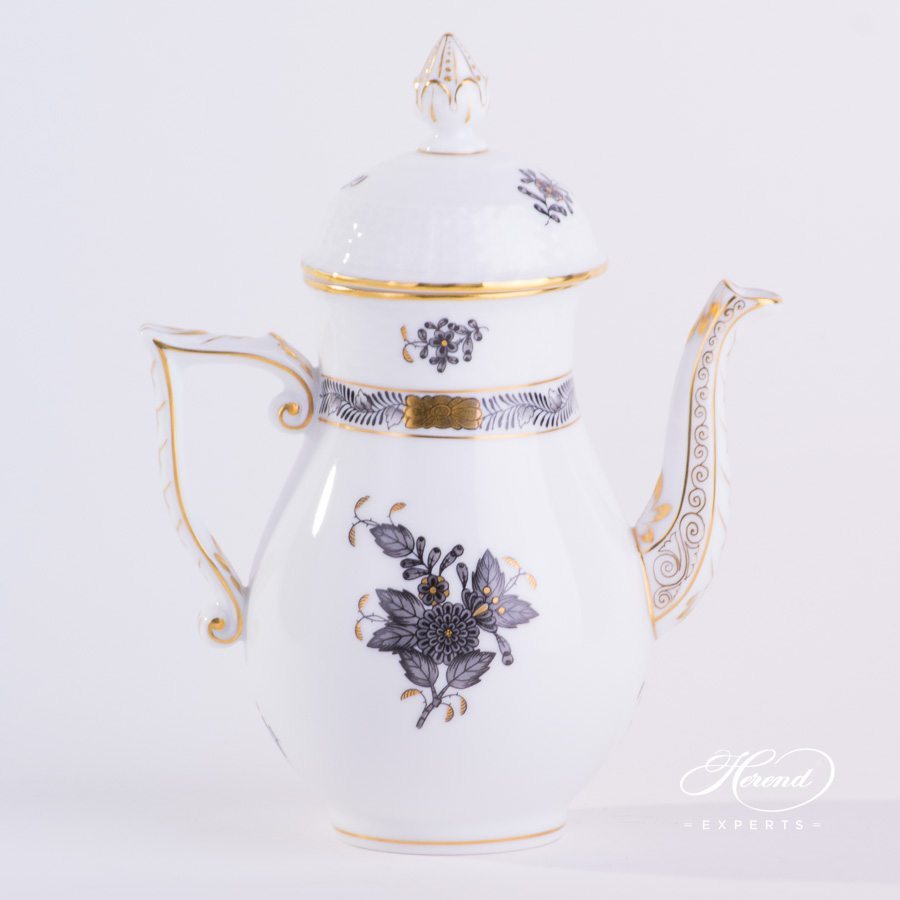 咖啡壶 – 中国花束 / 阿波尼黑色 – 海兰德细瓷