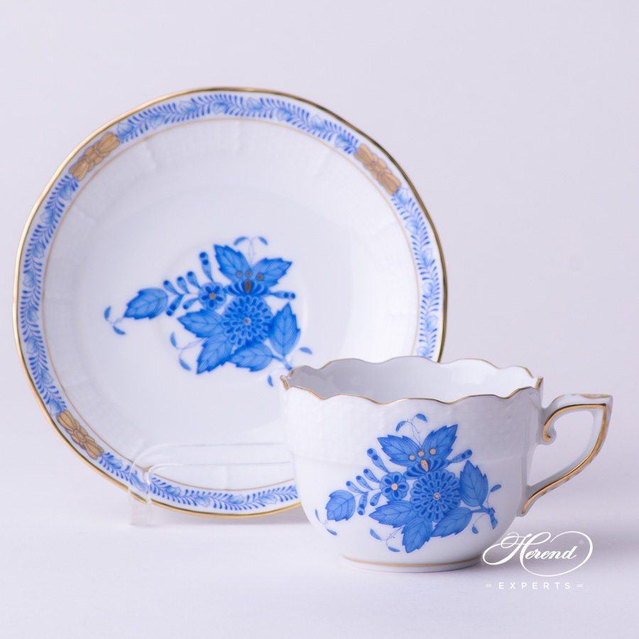 咖啡杯 – 中国花束 / 阿波尼蓝色 – 海兰德细瓷