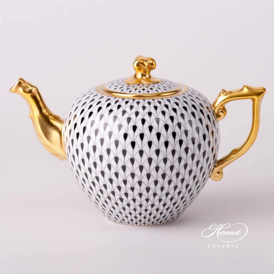 茶壶 – 黑鱼鳞纹 – 海兰德细瓷