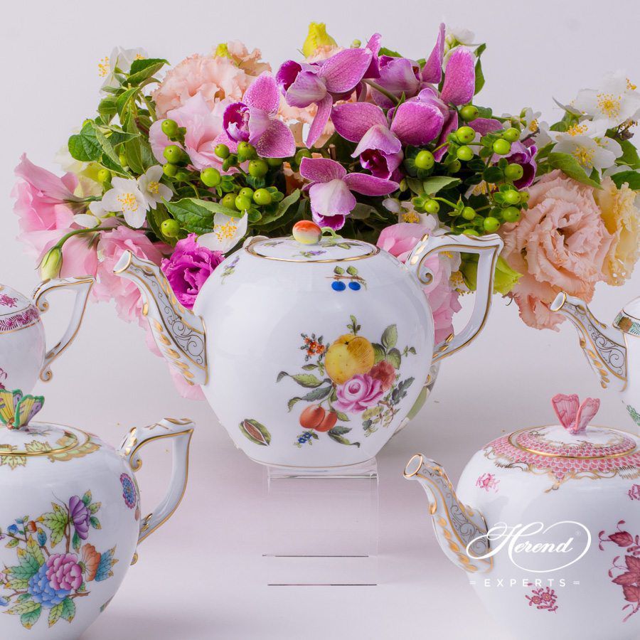茶壶 – 水果花束- 海兰德细瓷