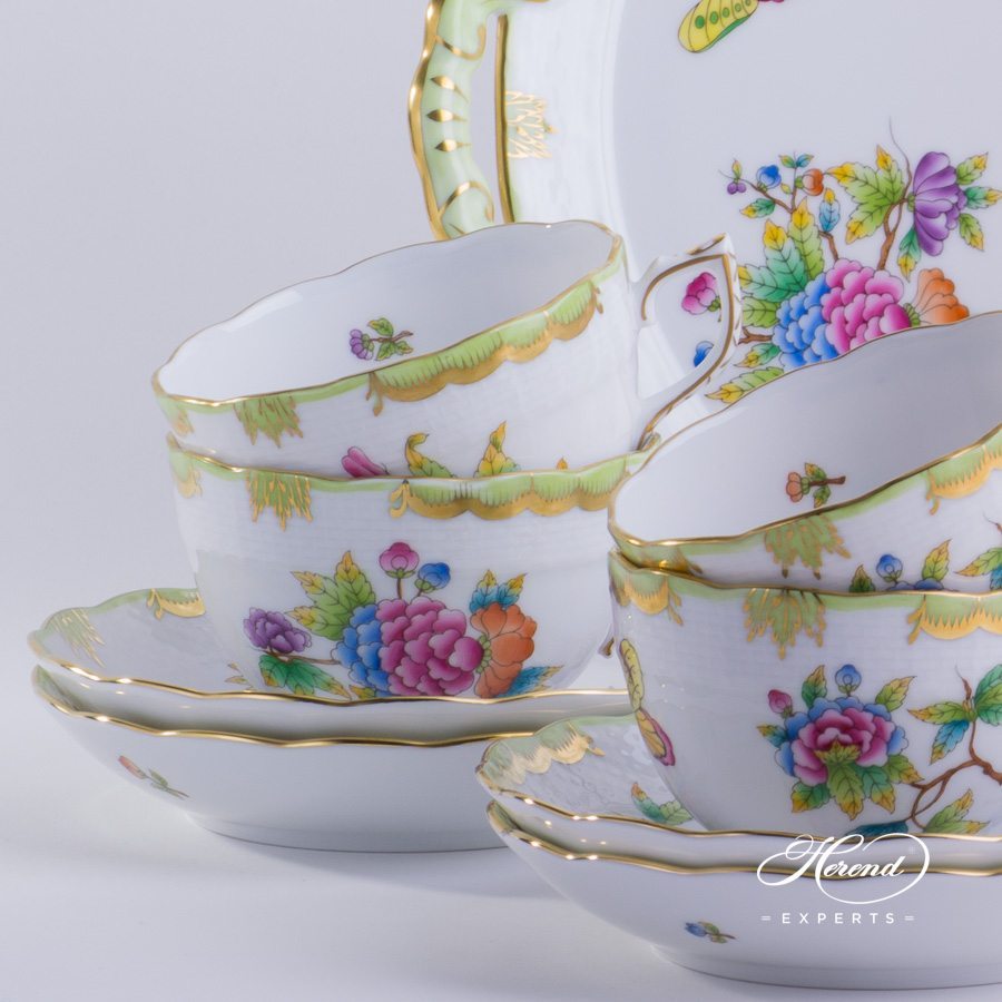 茶具套装四人份  – 维多利亚女王 – 海兰德细瓷