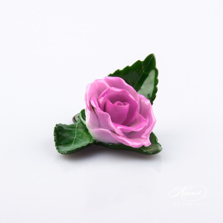 叶上玫瑰 – 紫色– 2 件 – 海兰德细瓷